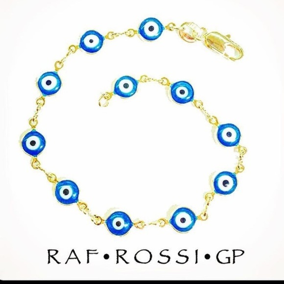 Jewelry - Evil Eye 18kts Gold Plated Bracelet